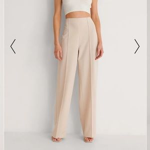 NA-KD Wide Leg Seamline Pants NWT